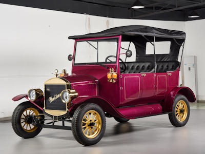 Ретро Винтажная Электрическая Тележка Для Гольфа 48 Вольт Модель T 1910 Классическая Тележка